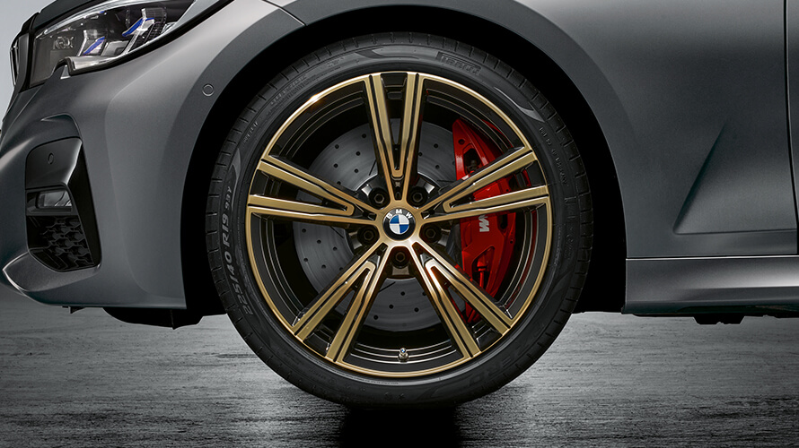 19” Double-Spoke 793 in Night Gold, Pirelli 19” Double-Spoke 793 in Night Gold, Pirelli
